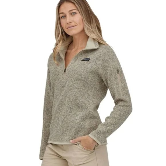 Patagonia Jackets & Blazers - Women's Better Sweater 1/4-Zip Fleece Medium Pelican